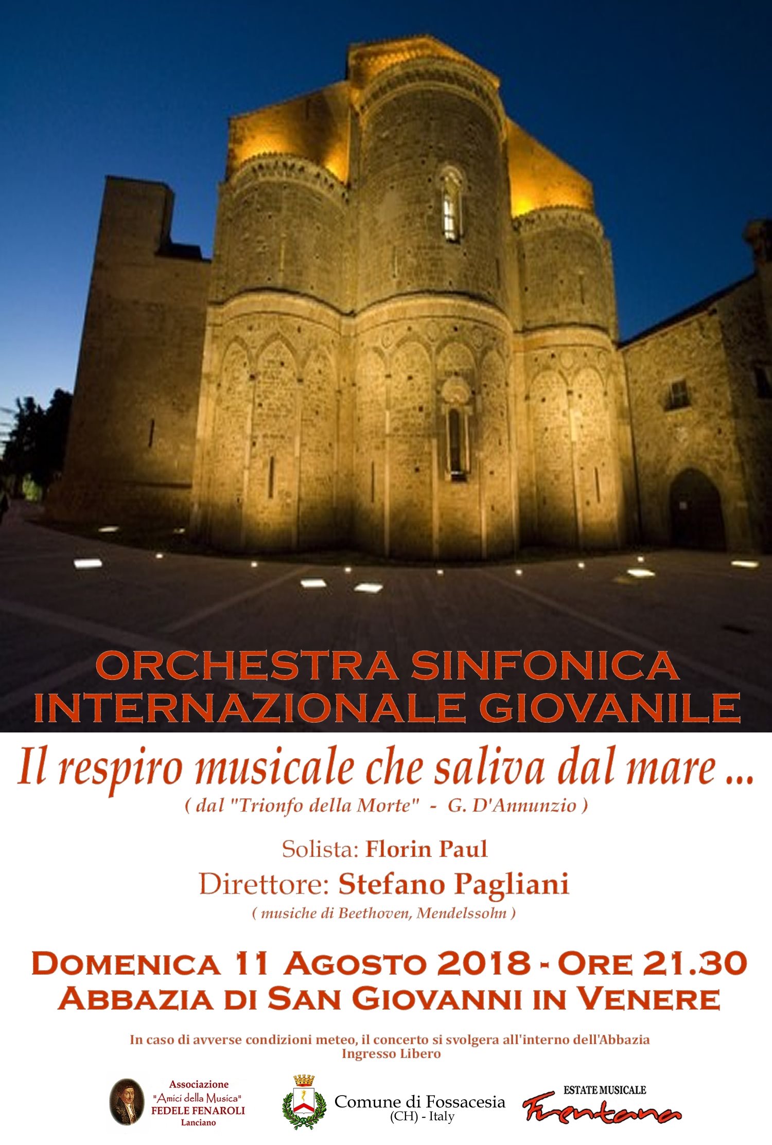 Da Beethoven a Mendelssohn - Orchestra Sinfonica Internazionale Giovanile