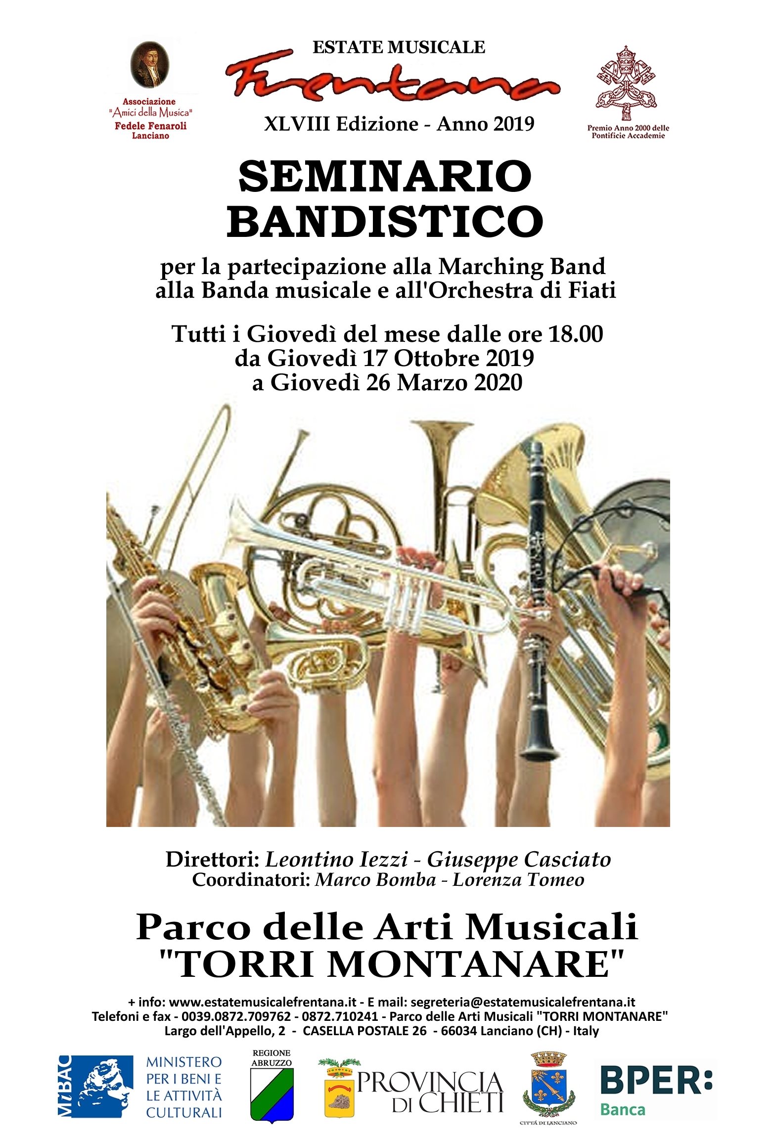 Manifesto seminari di interpretazione musicale