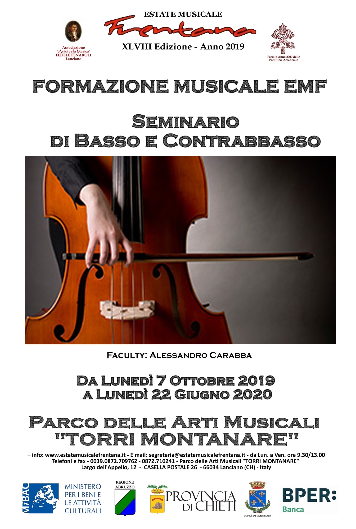 Seminario di Basso e Contrabbasso