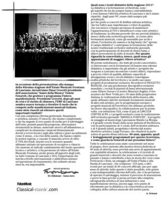 40° Estate Musicale Frentana
