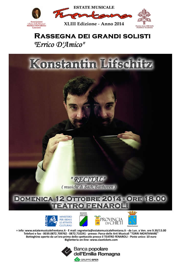 Recital pianistico di Kostantin Lifschitz