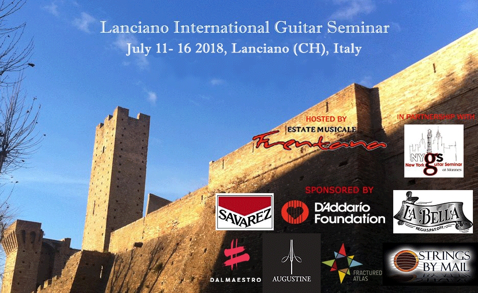LANCIANO INTERNATIONAL GUITAR SEMINAR 2018 Edition