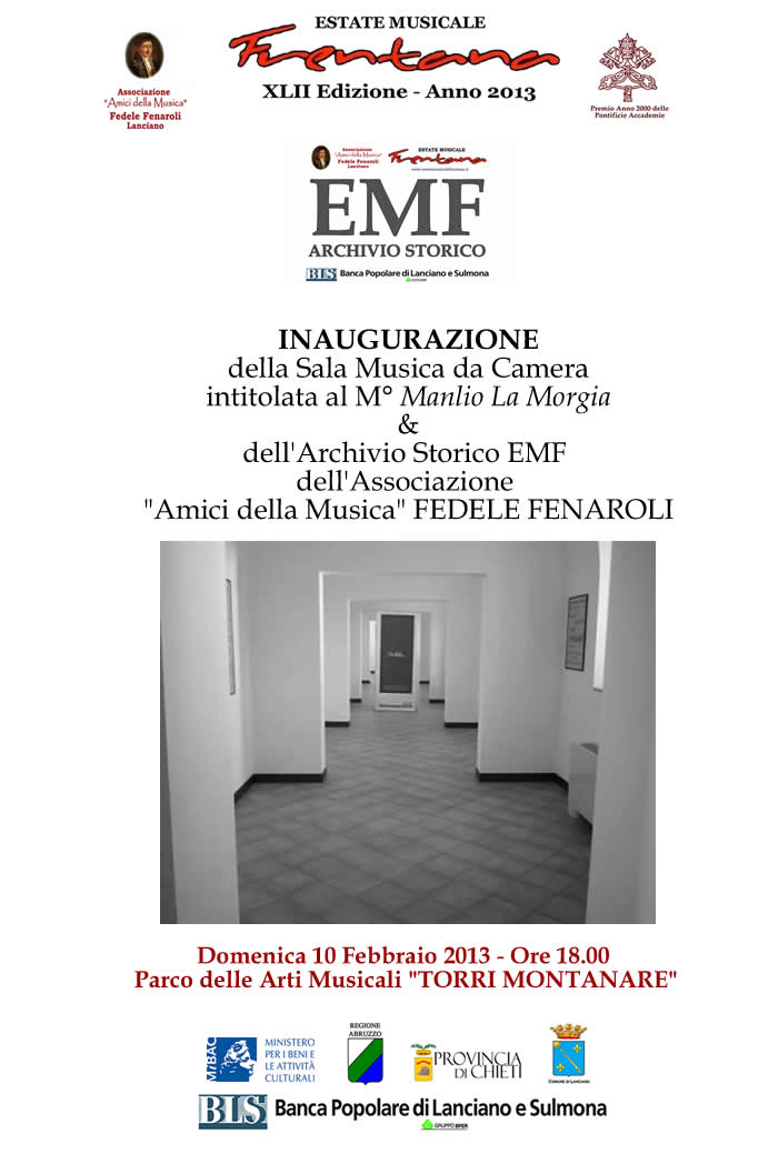 Inaugurazione Archivio Storico EMF