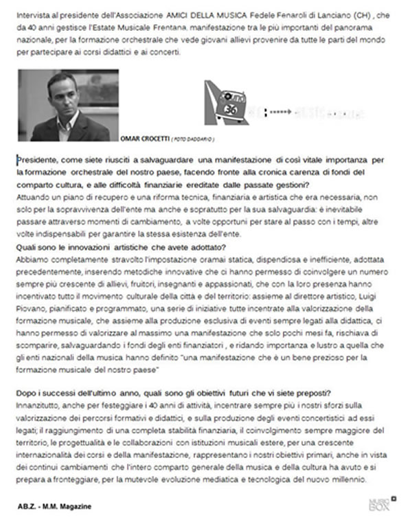 PRESS da M.M. Magazine