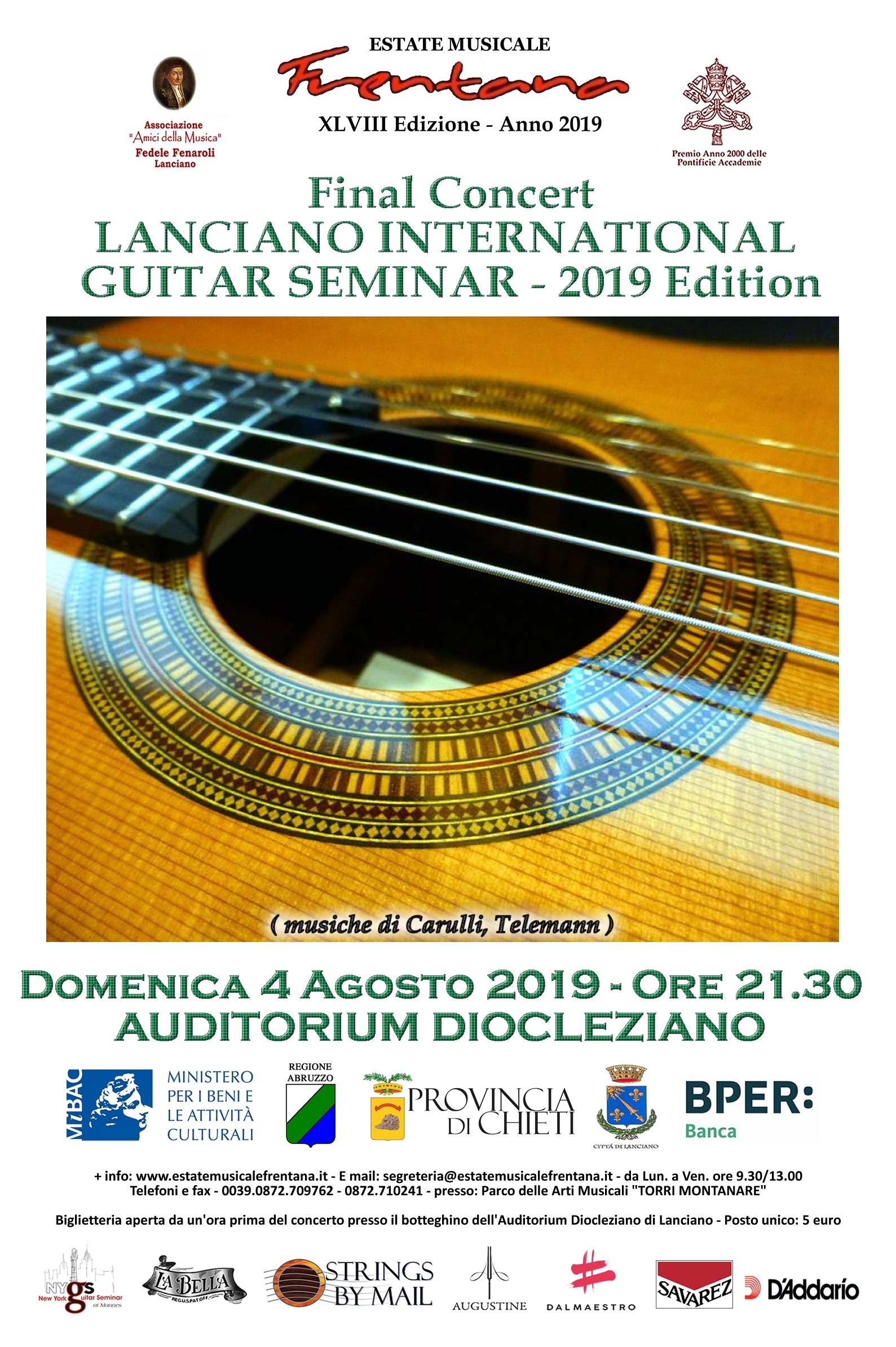 Final Concert LANCIANO INTERNATIONAL GUITAR SEMINAR - 2019 EDITION