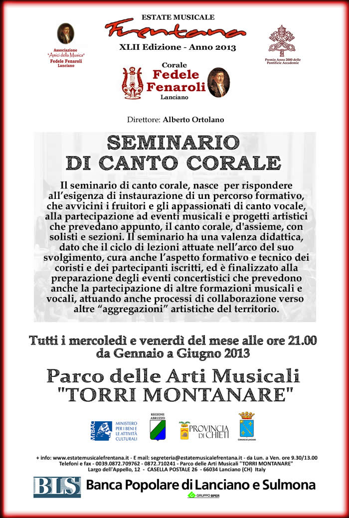 Seminario di Canto Corale