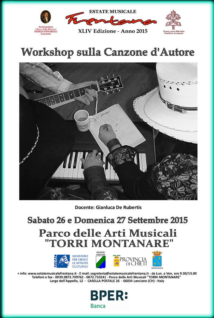 Workshop, Seminari e Master Class