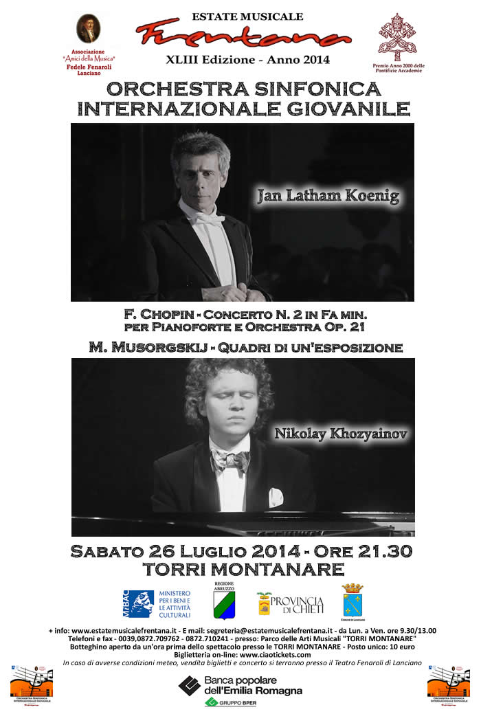 ORCHESTRA SINFONICA INTERNAZIONALE GIOVANILE - "F. FENAROLI"