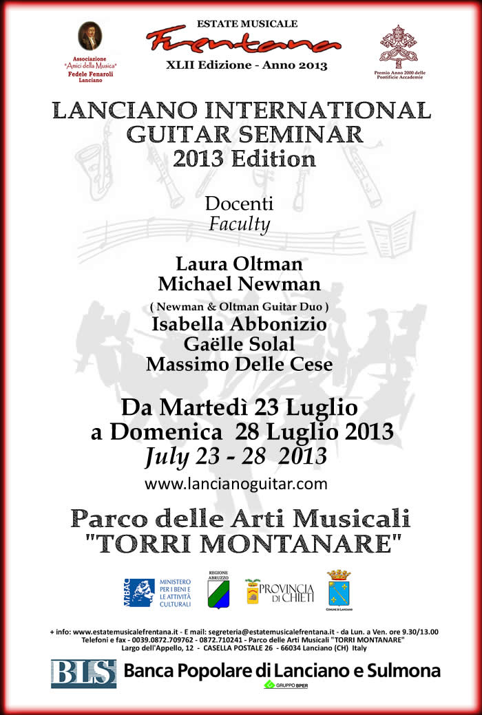 Lanciano International Guitar Seminar