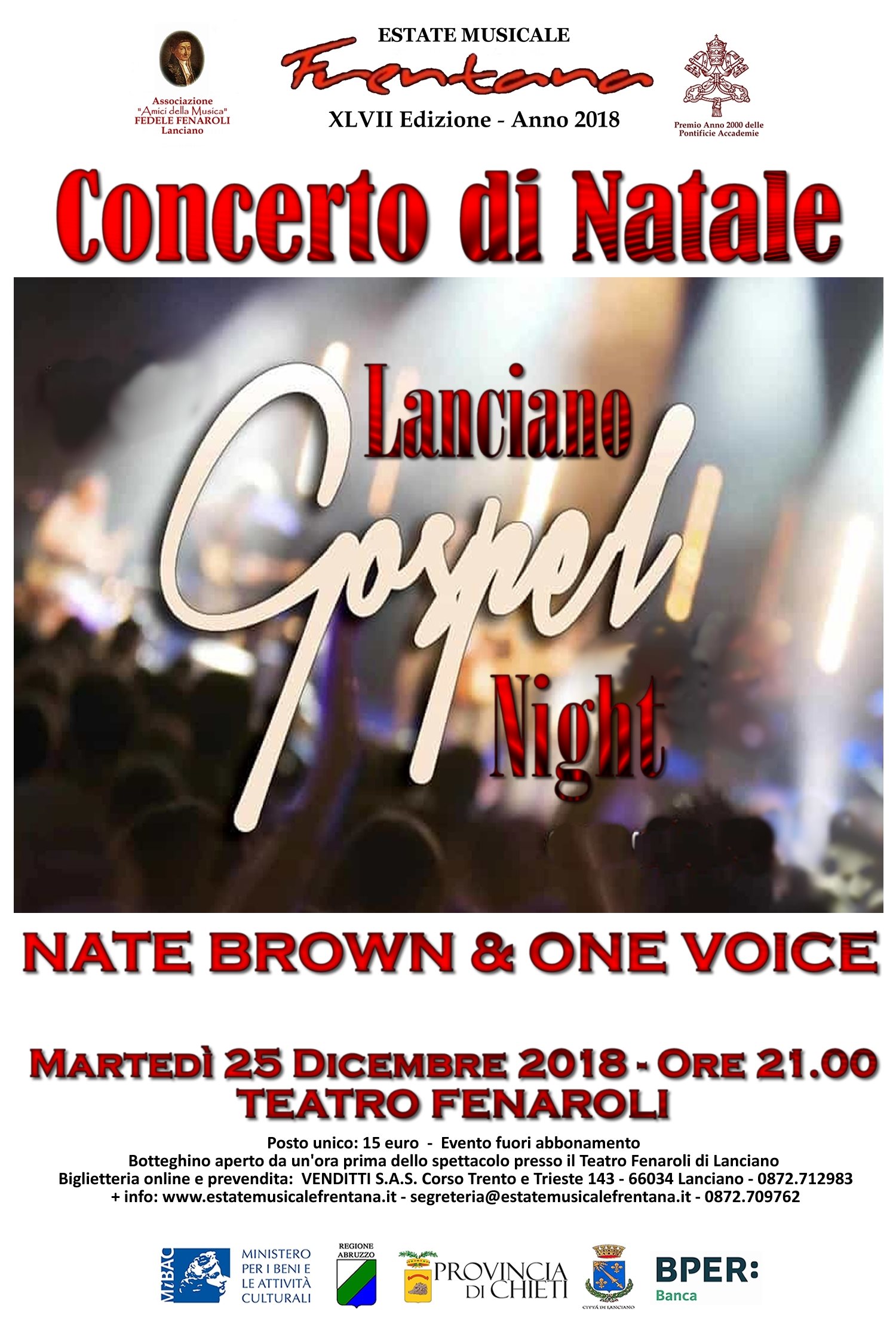 CONCERTO DI NATALE - LANCIANO GOSPEL NIGHT