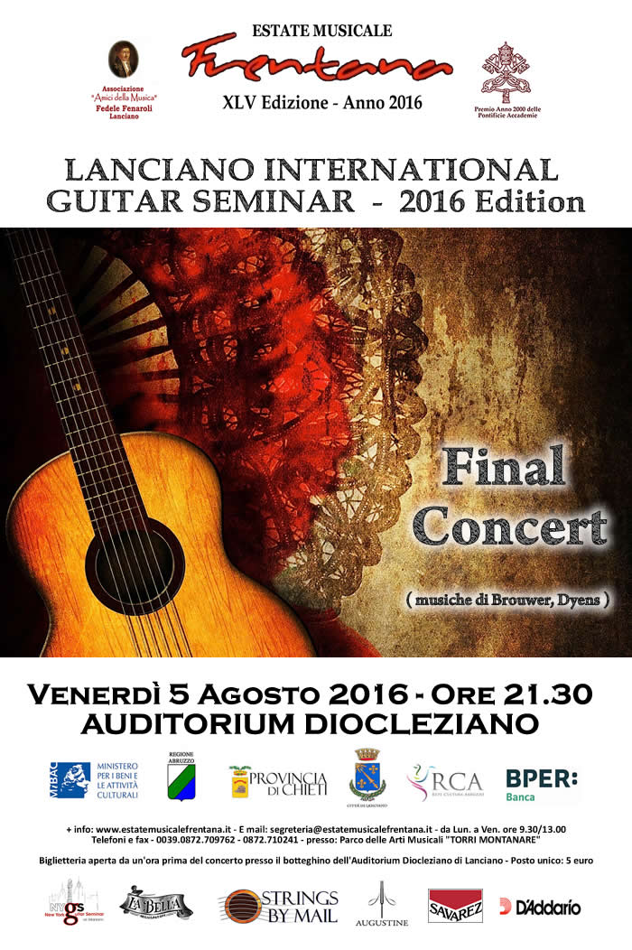 Final  Concert Lanciano International Guitar Seminar