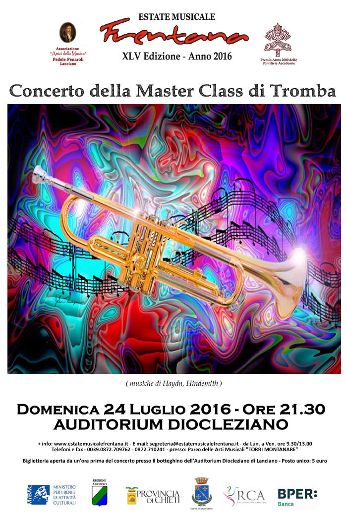 Concerto finale della Master Class di Tromba