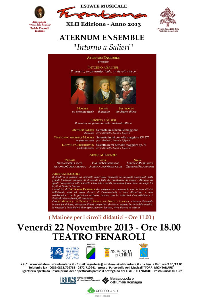 “Intorno a Salieri”