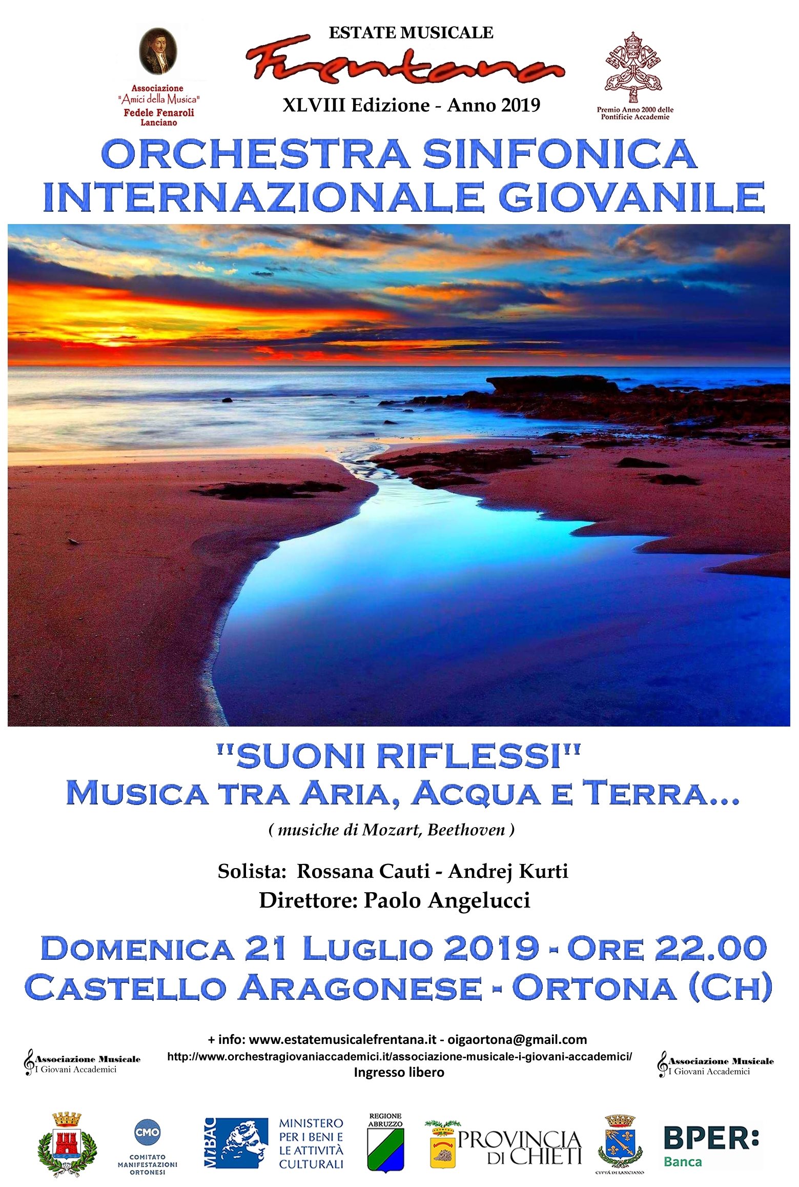 “Suoni Riflessi” - Musica tra Aria, Acqua e Terra … Orchestra Sinfonica Internazionale Giovanile