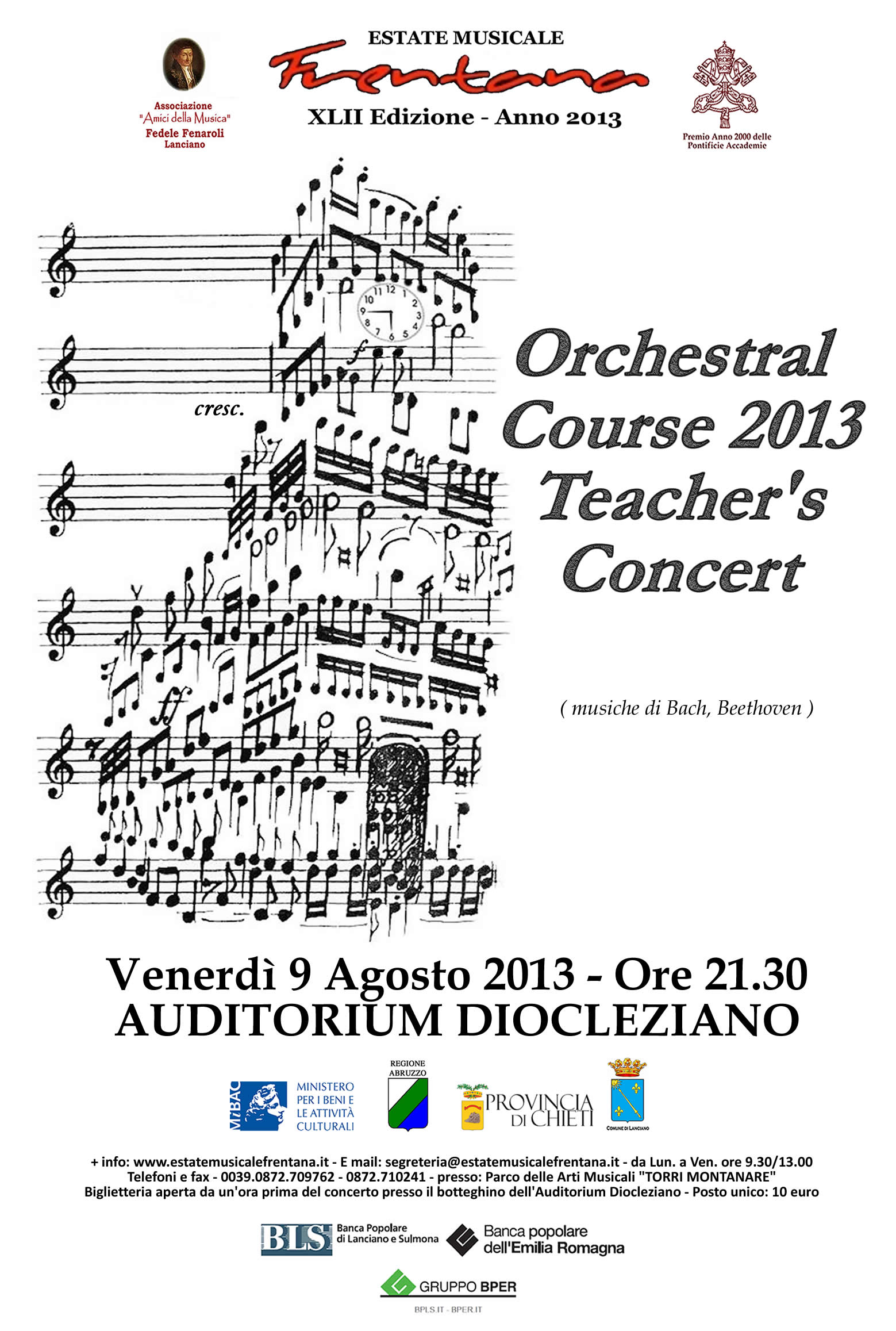 Orchestral Course 2013 Teachers’ Concert