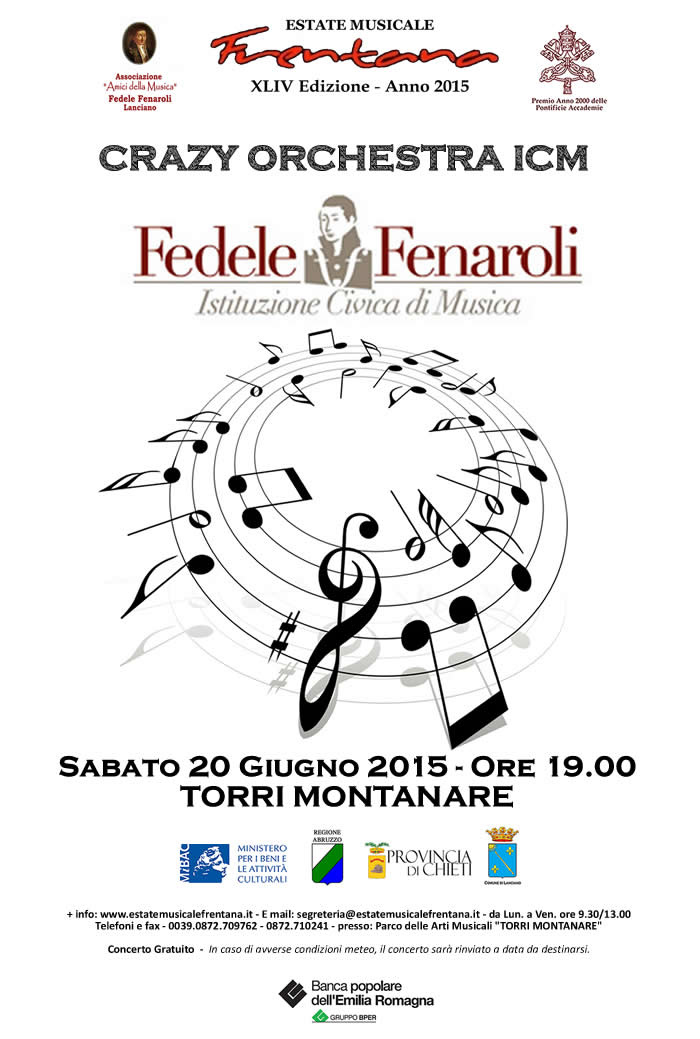 Crazy Orchestra ICM -  Istituzione Civica  di  Musica F. Fenaroli 