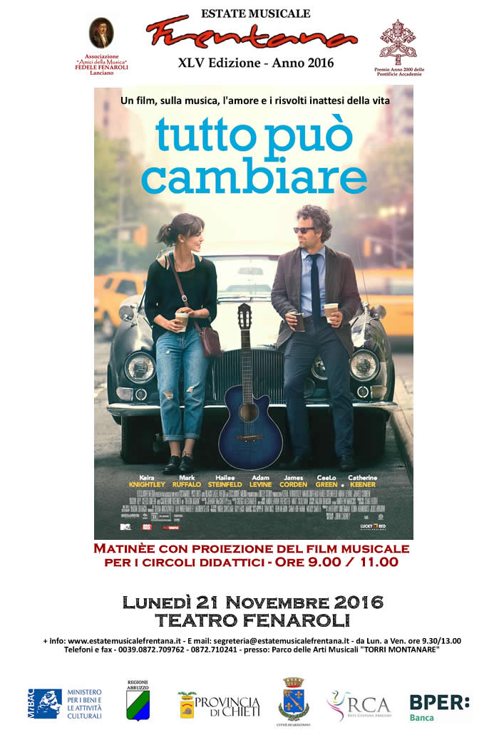 Proiezione del Film Musicale 
