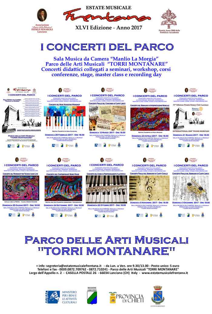 I CONCERTI DEL PARCO - EMF 2017
