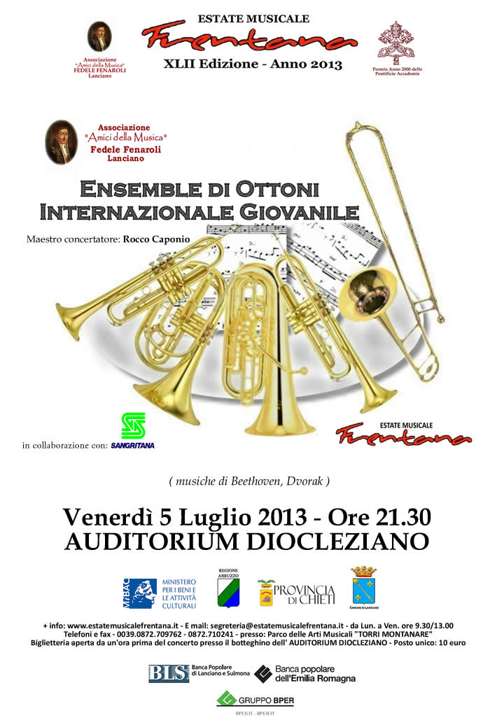 Ensemble di Ottoni Internazionale Giovanile FEDELE FENAROLI