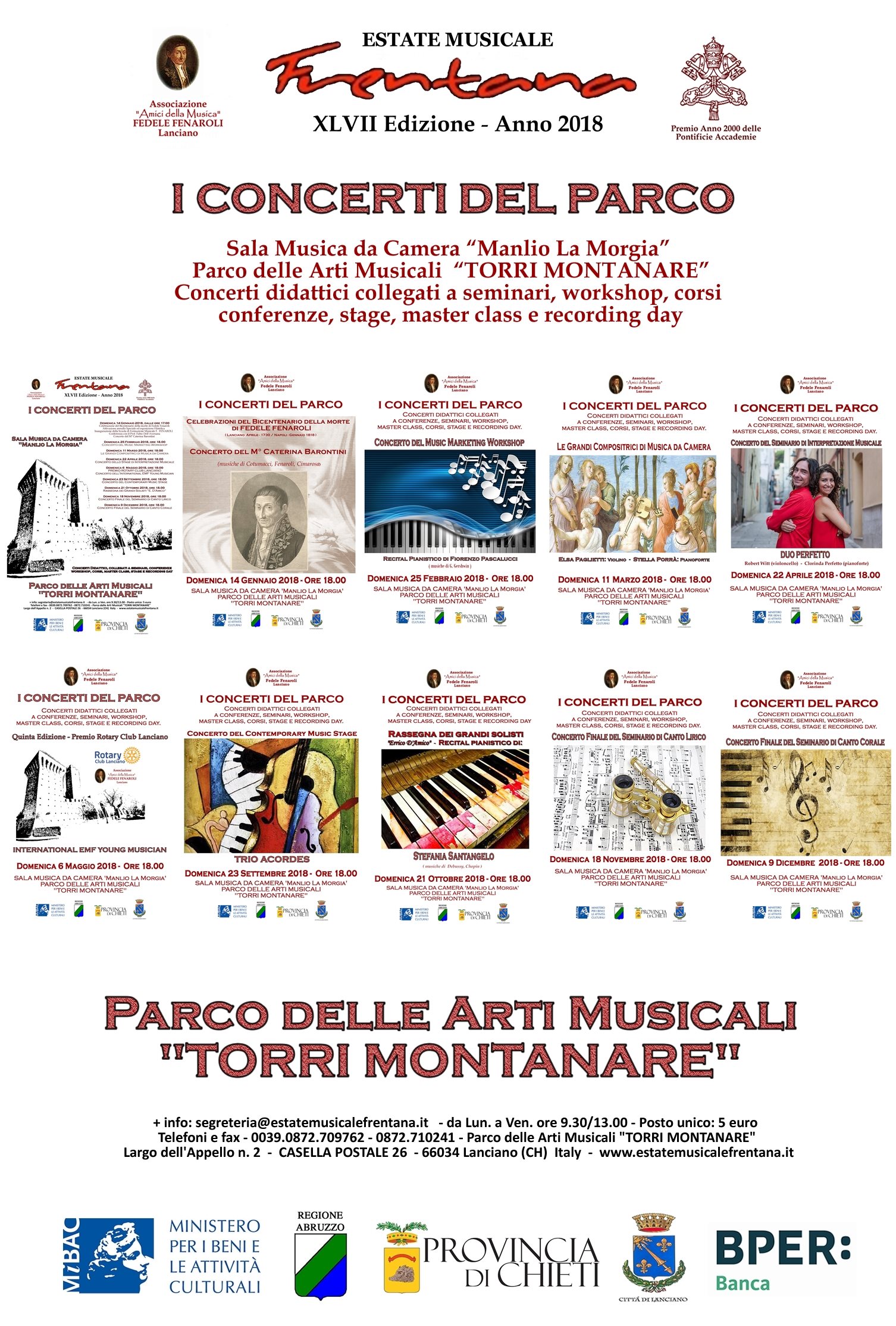 I CONCERTI DEL PARCO