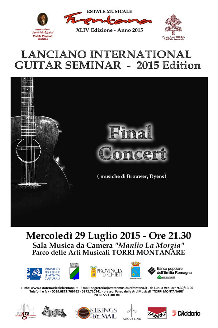 Final  Concert Lanciano International Guitar Seminar