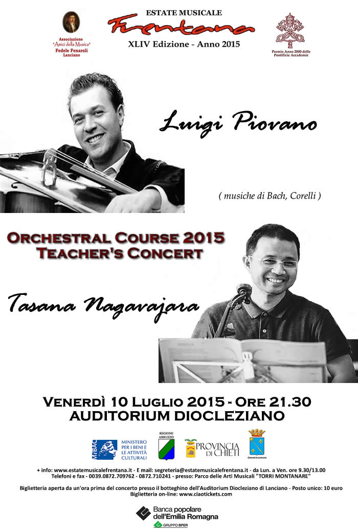 Orchestral Course 2015 Teacher