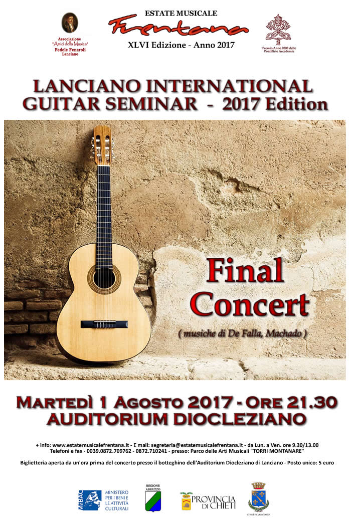 Final Concert Lanciano International Guitar Seminar