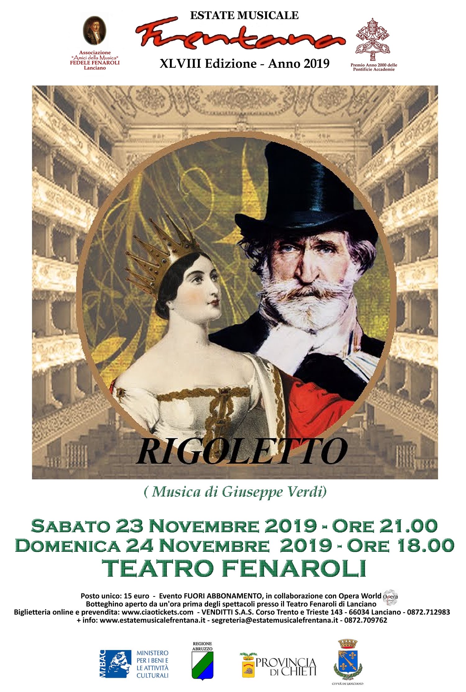 "Rigoletto" (musica di G. Verdi, libretto di F. M. Piave)