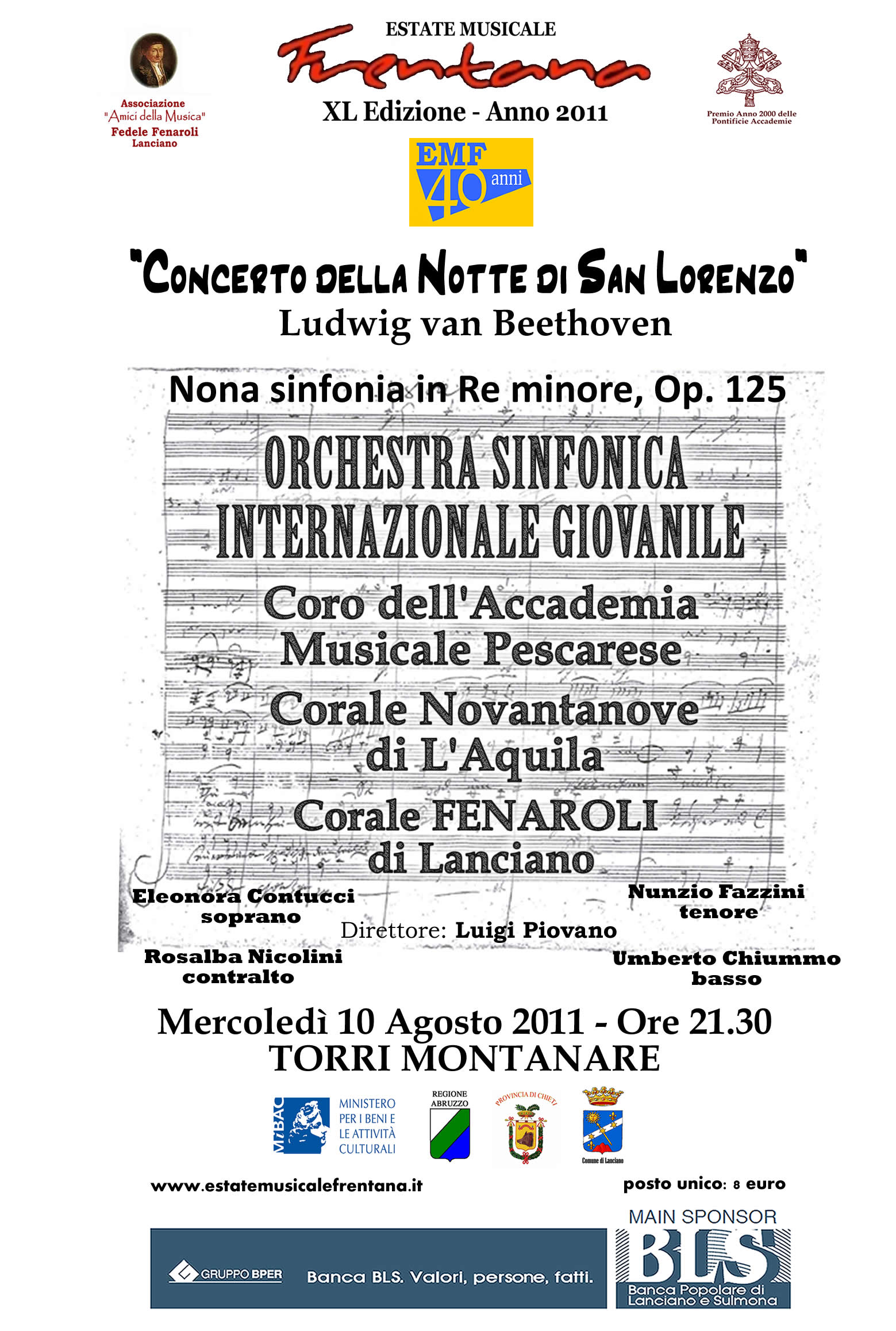 “Concerto della Notte di S. Lorenzo”