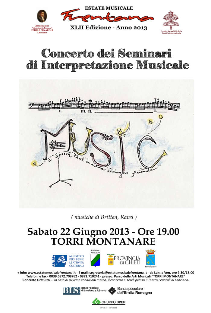 Concerto dei Seminari di Interpretazione Musicale