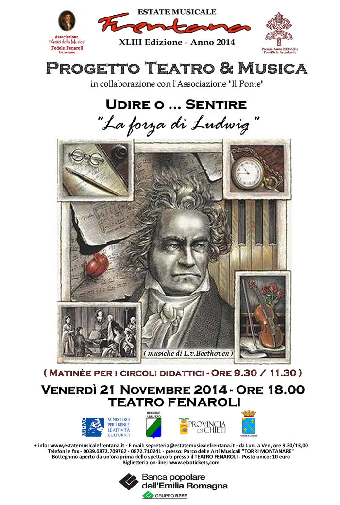 Progetto Teatro e Musica  “La forza di Ludwig”