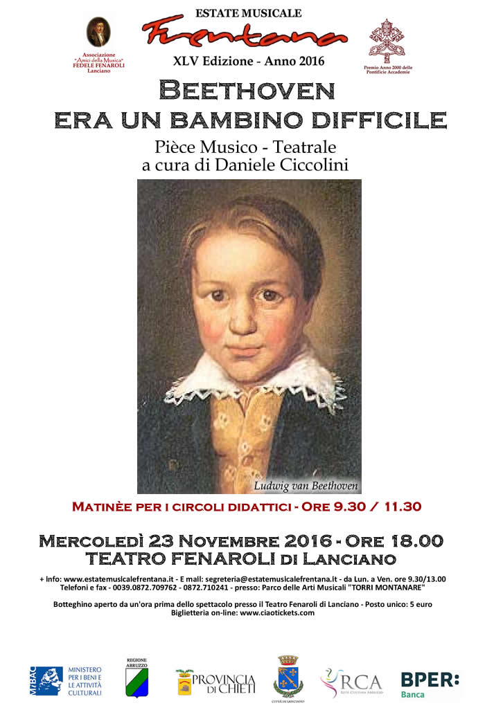 Beethoven era un bambino difficile