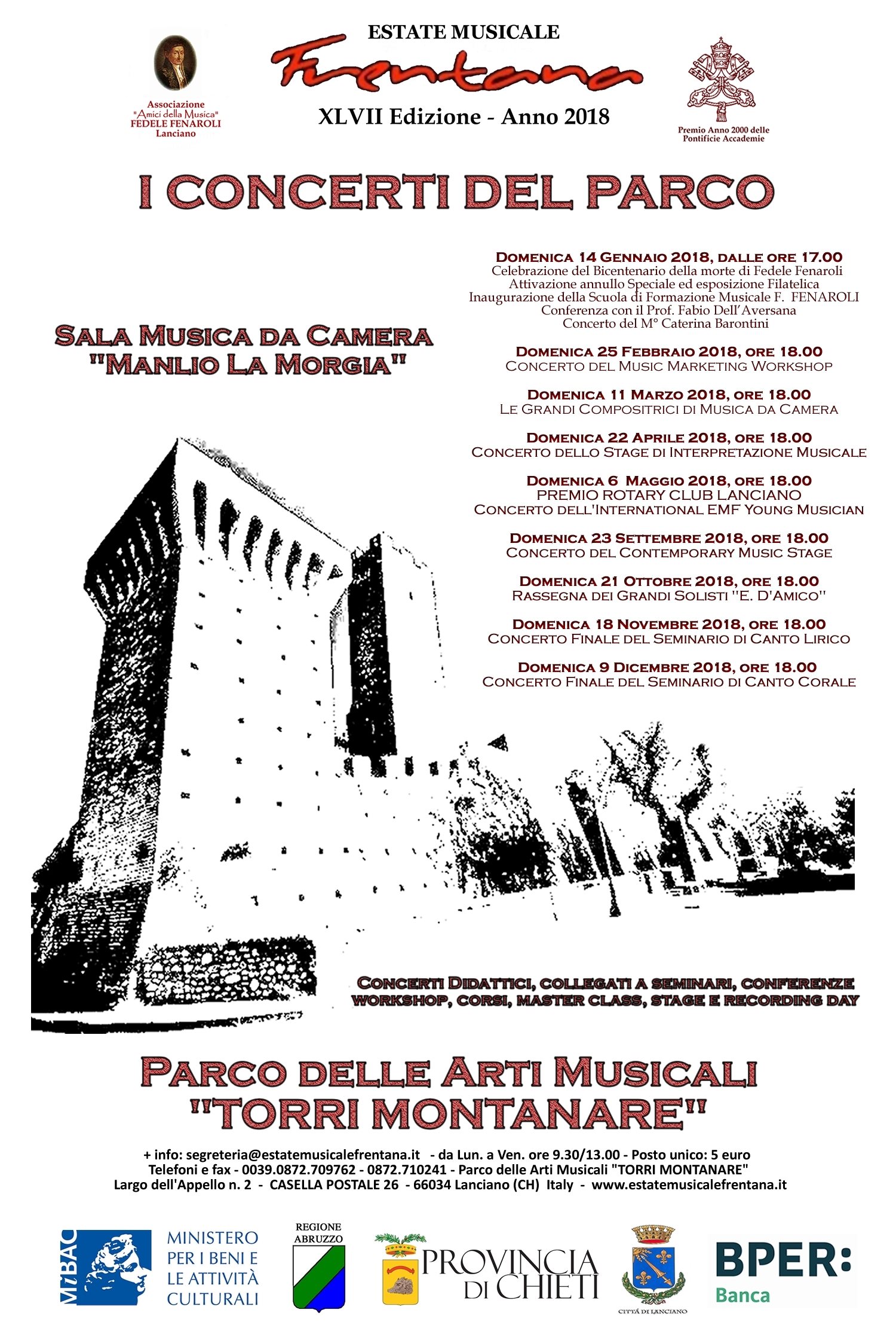 I CONCERTI DEL PARCO